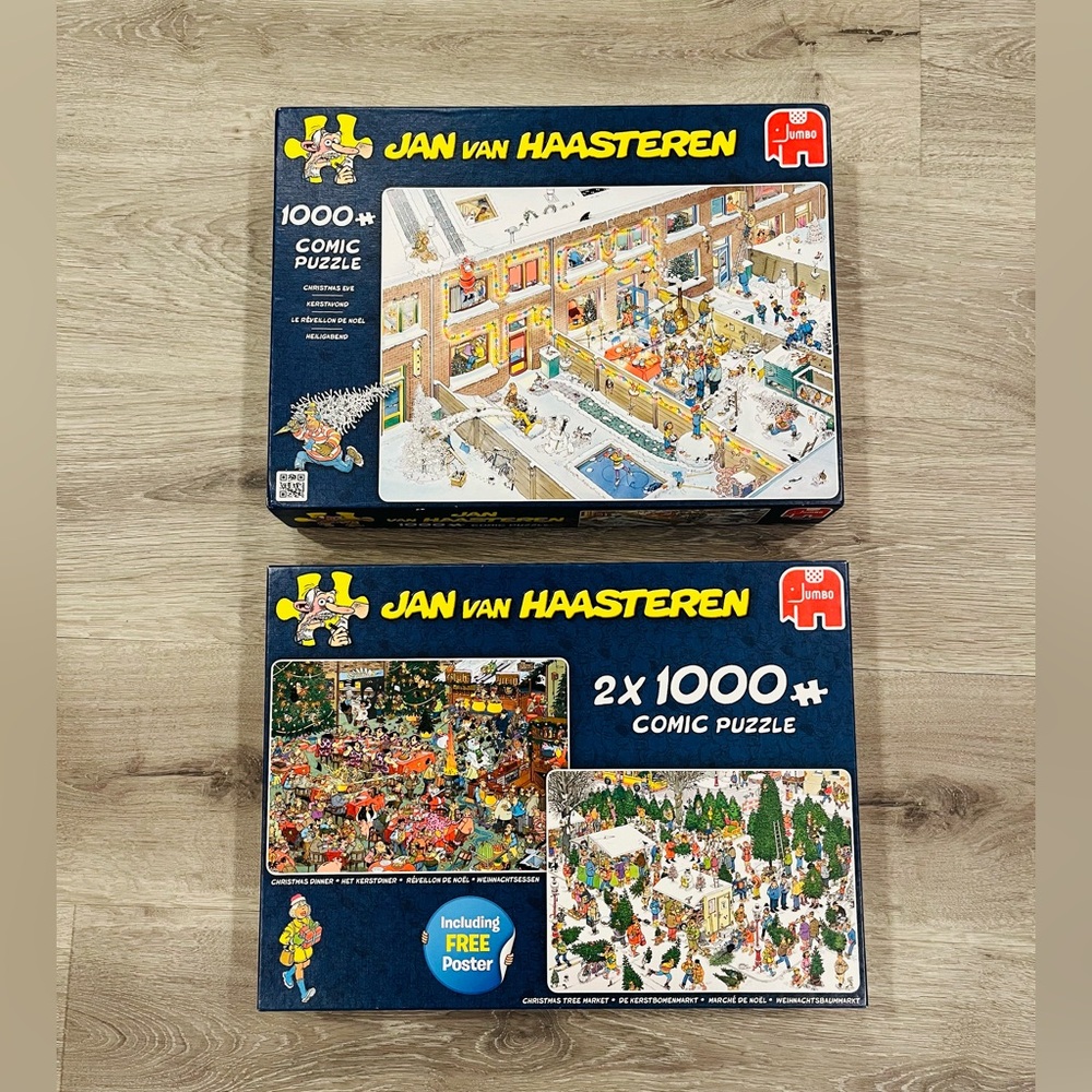 🎄🧩 3 Jan Van Haasteren Christmas Puzzles 🎄🧩